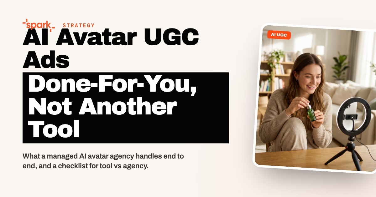 AI Avatar UGC Ad Agency: Done-For-You, Not a Tool
