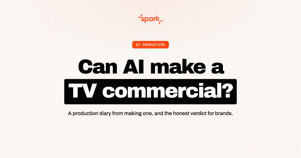 Can AI Actually Make a Broadcast TV Commercial? What We Learned Producing One