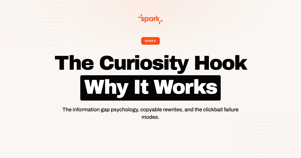 The Curiosity Hook: Why the Brain Can't Ignore an Information Gap