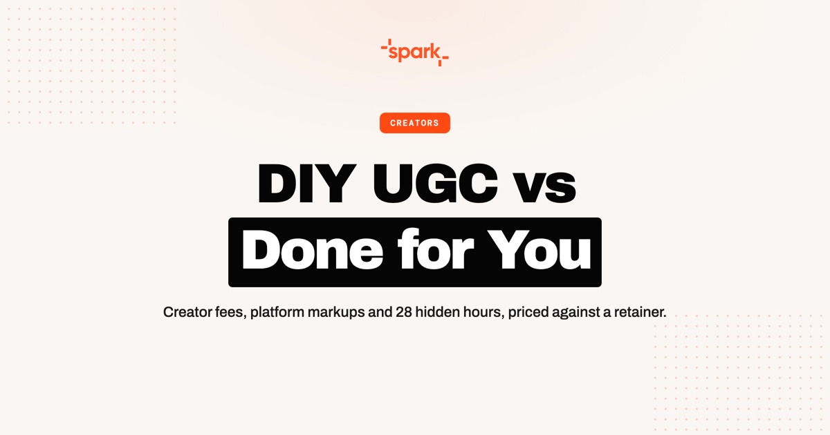 DIY UGC vs Done for You: Should You Manage Creators Yourself?