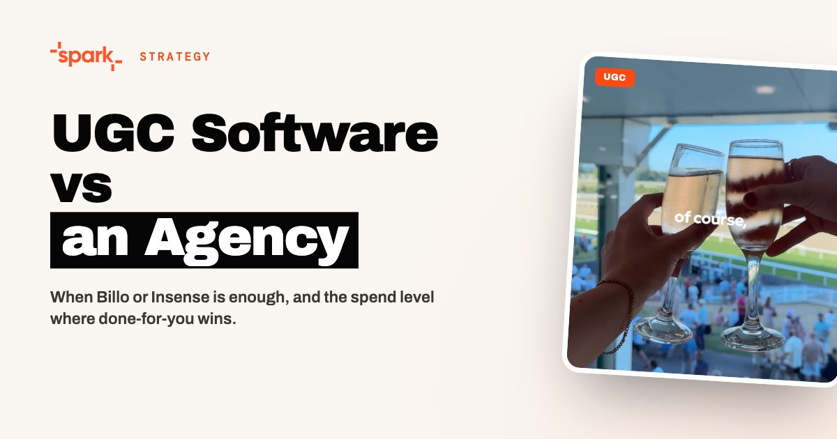 UGC Software vs Agency: When a Platform Is Enough