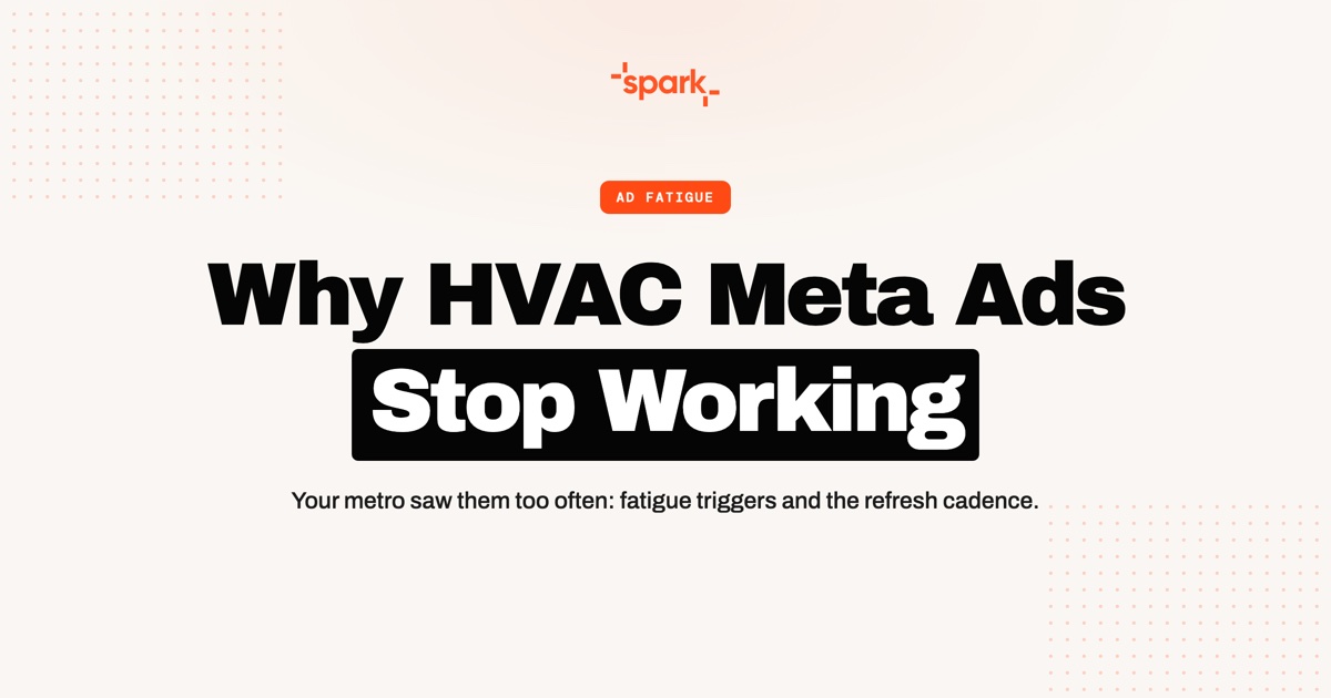 Why Your HVAC Meta Ads Stop Working After 3 Weeks