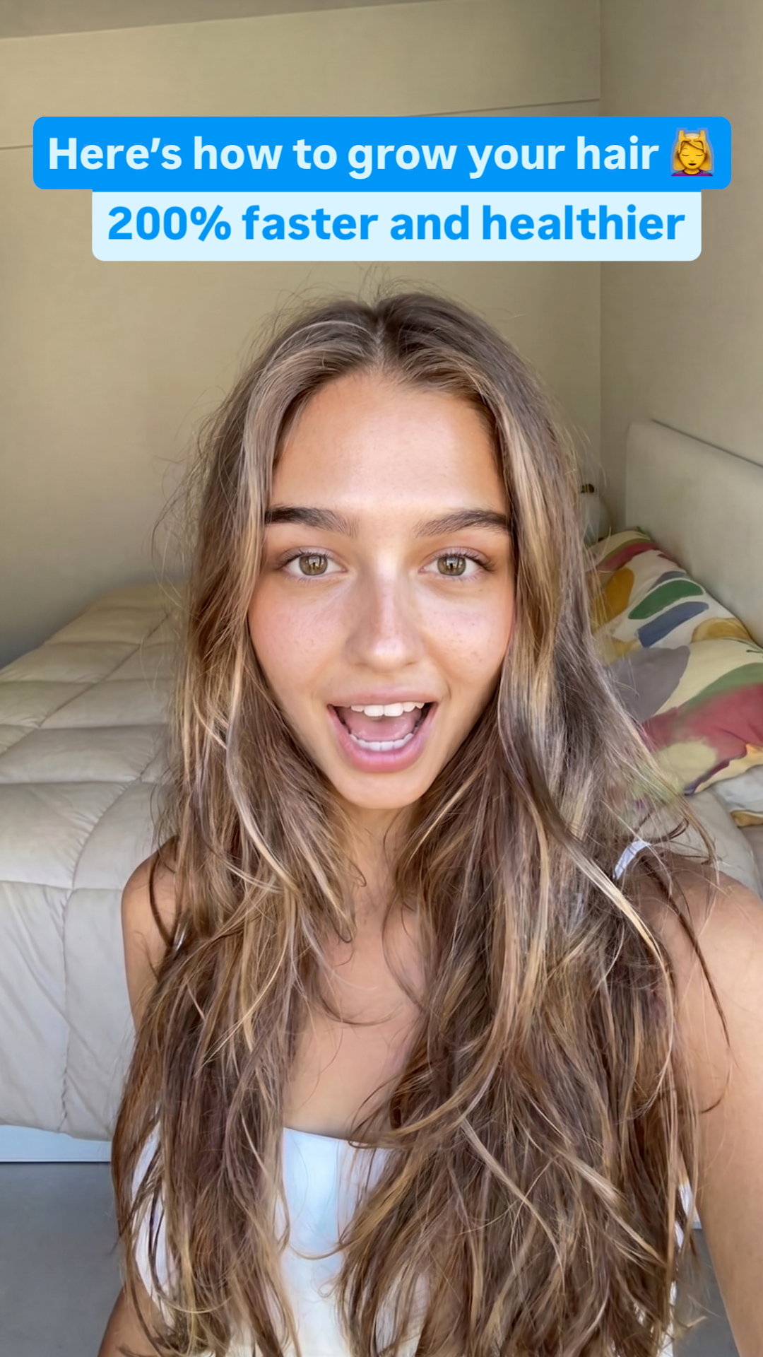 UGC ad creative — here's how to grow your hair 200% faster and healthier